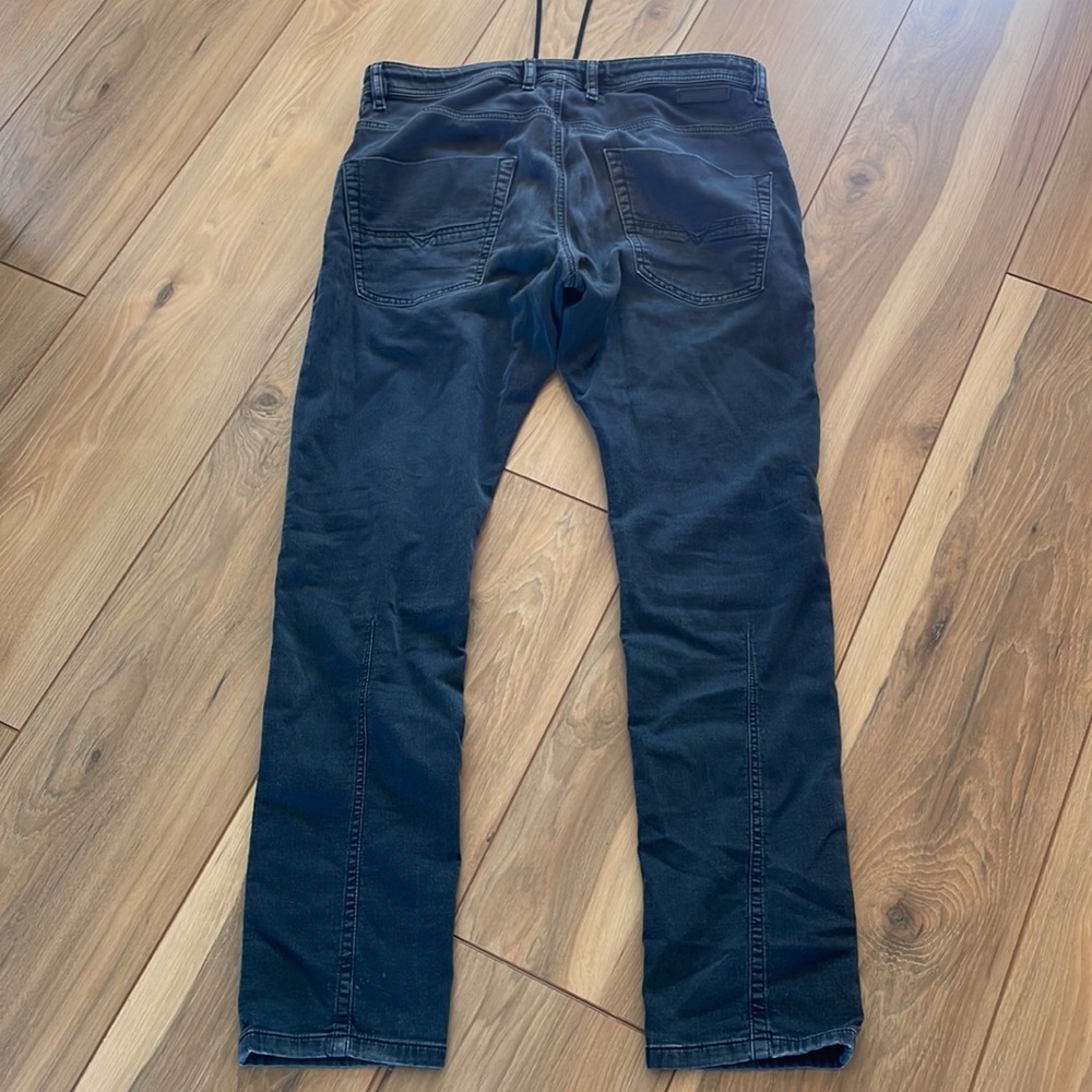 Diesel Black Denim Sweat Pants 👖